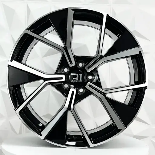 [198566] RIN 19X8.5 5-112 R1 SPORT VH2044 BLACK MACHINE FACE ET38 CB57.1